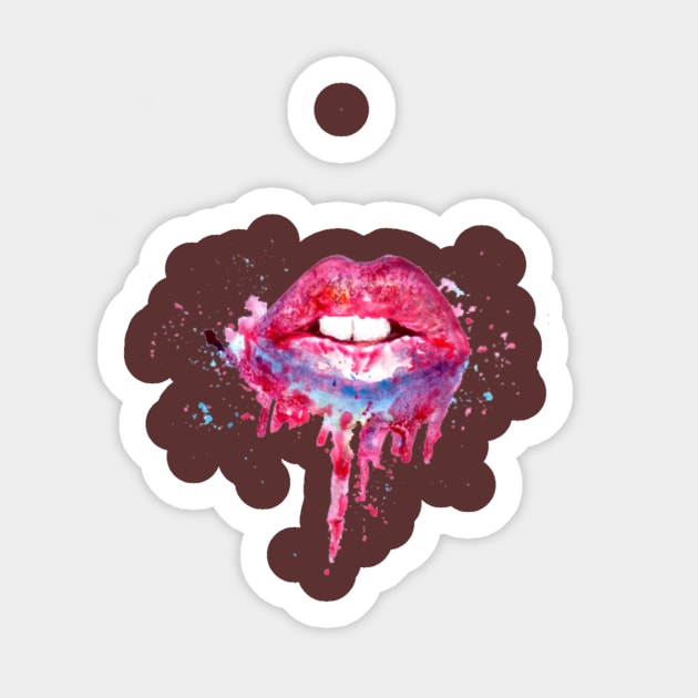 Mouth Sticker by antos